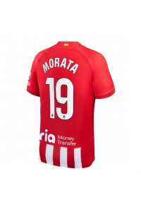 Fotbalové Dres Atletico Madrid Alvaro Morata #19 Domácí Oblečení 2023-24 Krátký Rukáv